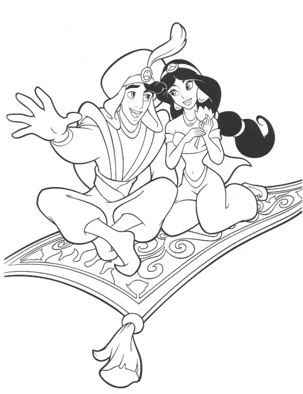 Jasmine Coloring Pages – 017