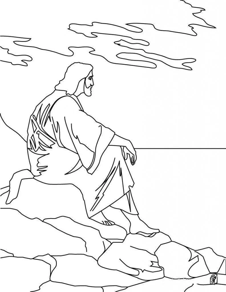 Jesus Coloring Pages – 003