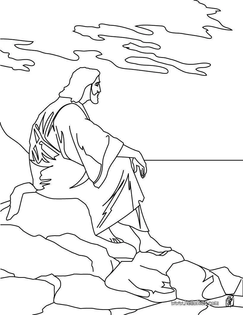 Jesus Coloring Pages – 011