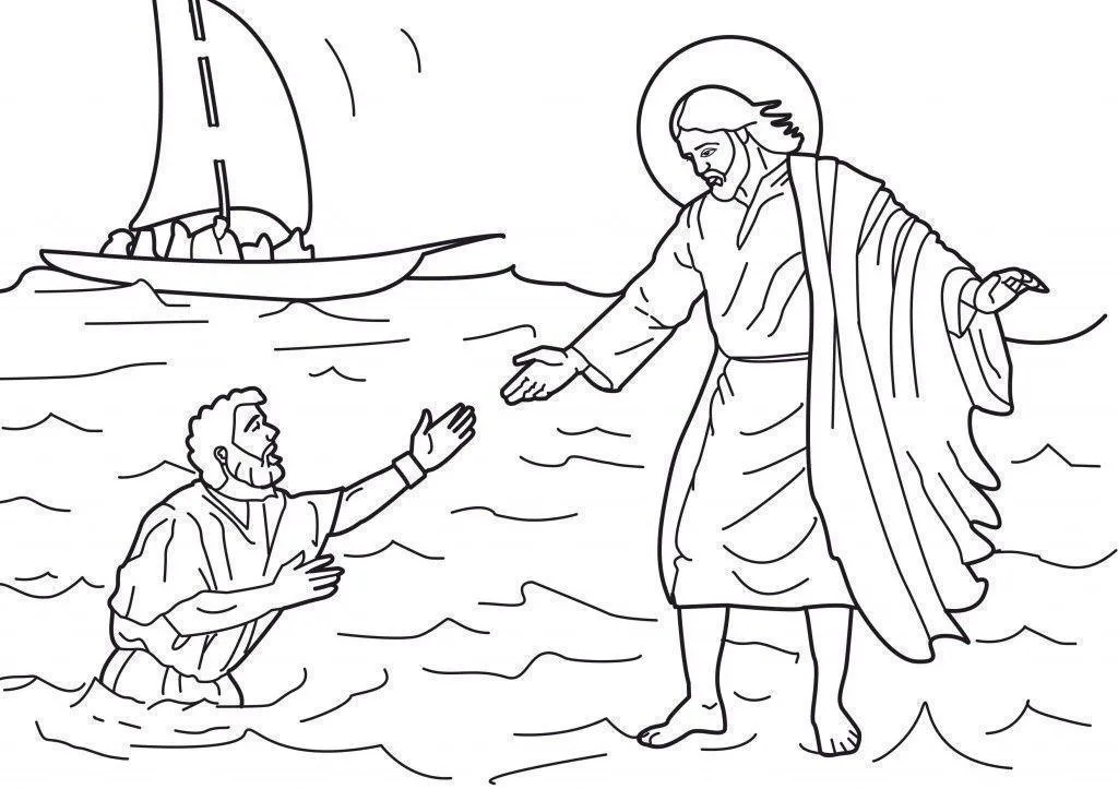 Jesus Coloring Pages – 019