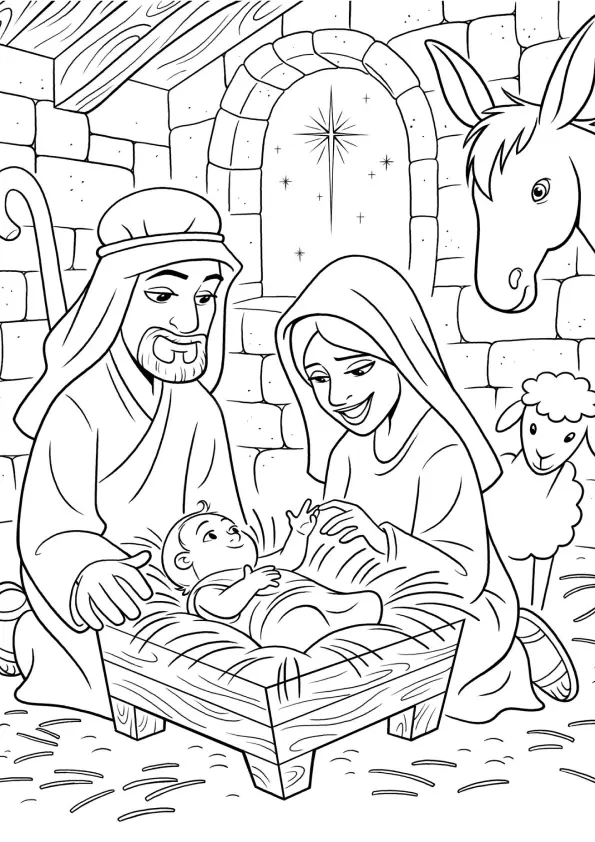 Jesus Coloring Pages – 034