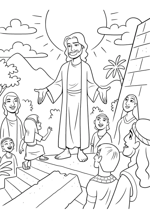 Jesus Coloring Pages – 036