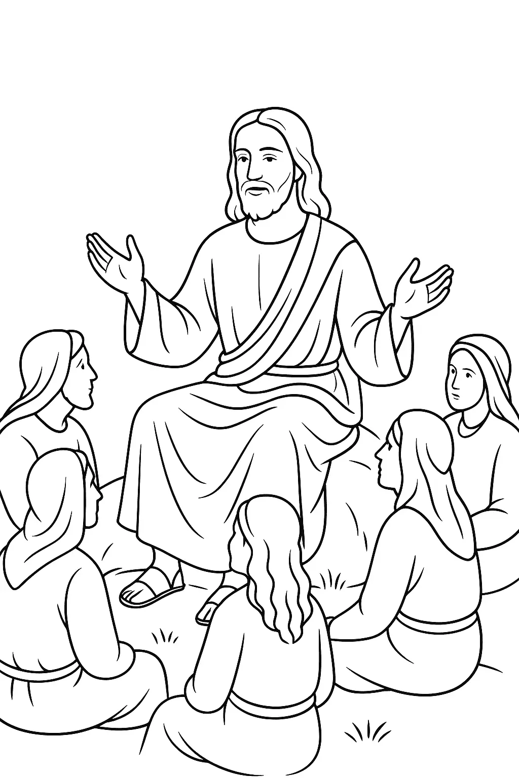 Jesus Coloring Pages – 048