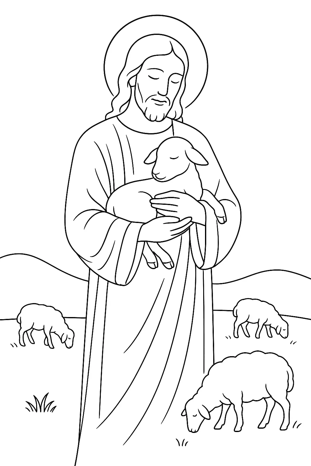 Jesus Coloring Pages – 054