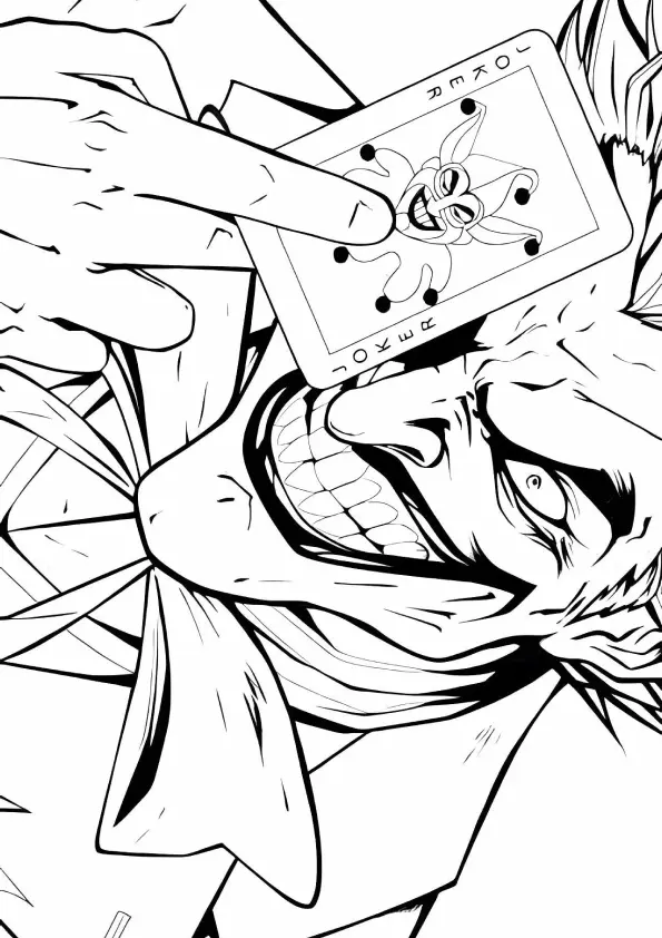 Joker Coloring Pages – 010