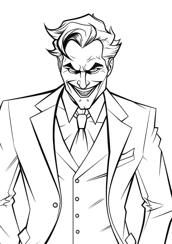 Joker Coloring Pages – 011