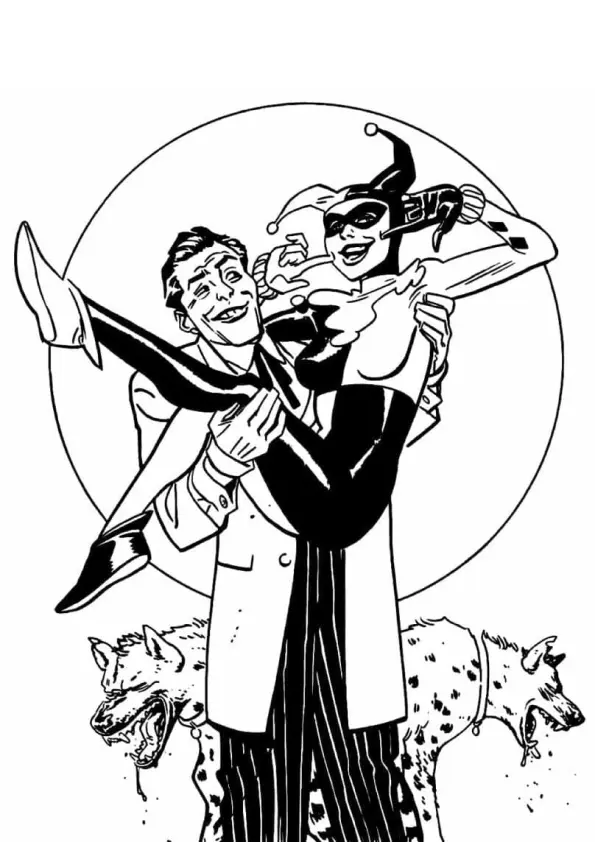 Joker Coloring Pages – 013