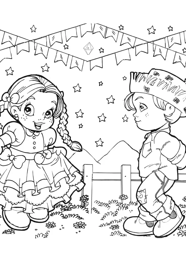 June Festival Coloring Pages – 022