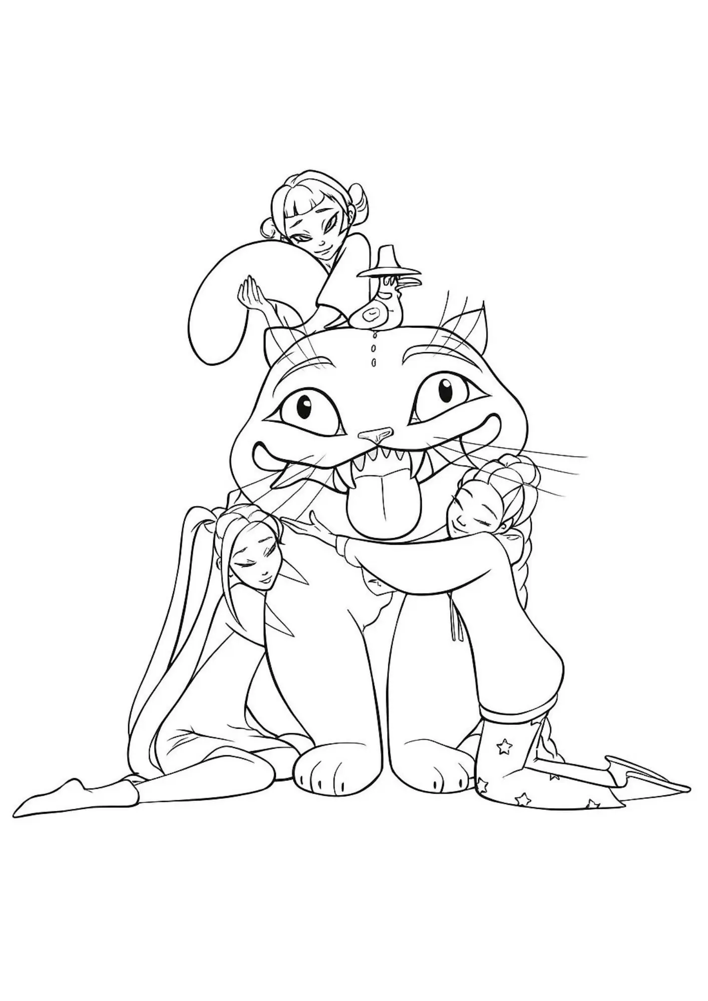K Pop Warriors Coloring Pages – 025