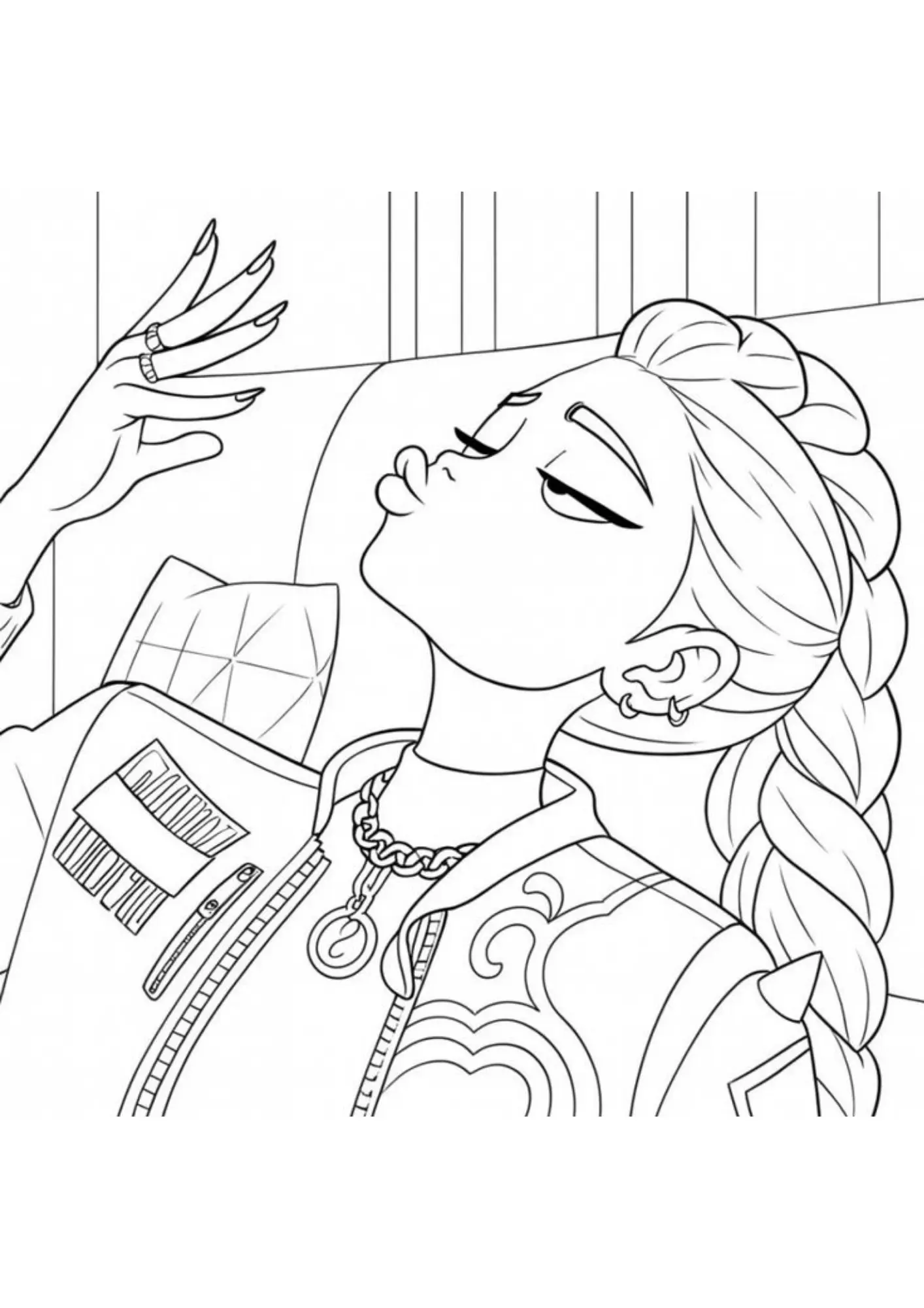 K Pop Warriors Coloring Pages – 032