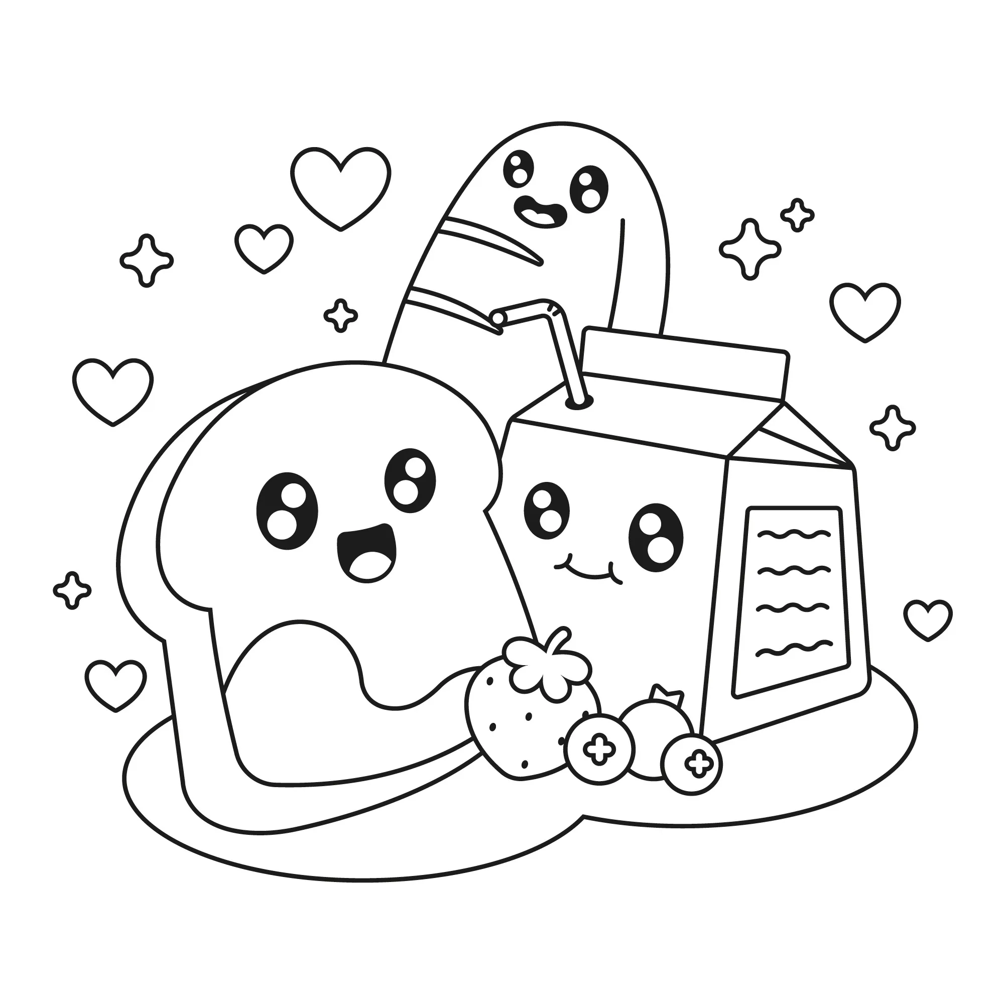 Kawaii Coloring Pages – 028