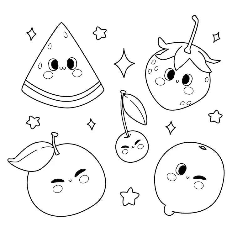 Kawaii Coloring Pages – 030