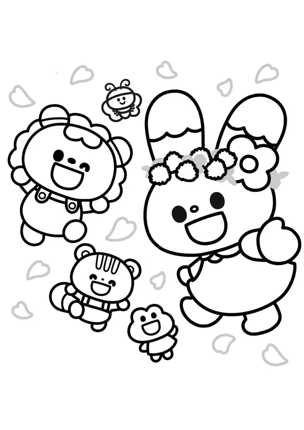 Kawaii Coloring Pages – 035