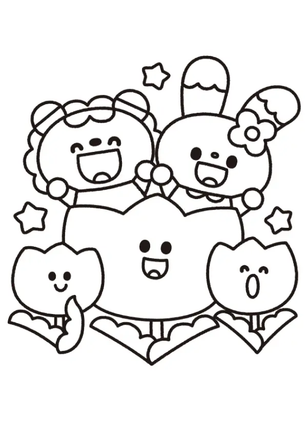Kawaii Coloring Pages – 039