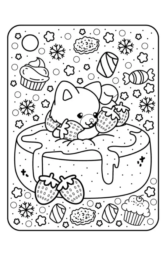 Kawaii Coloring Pages – 043