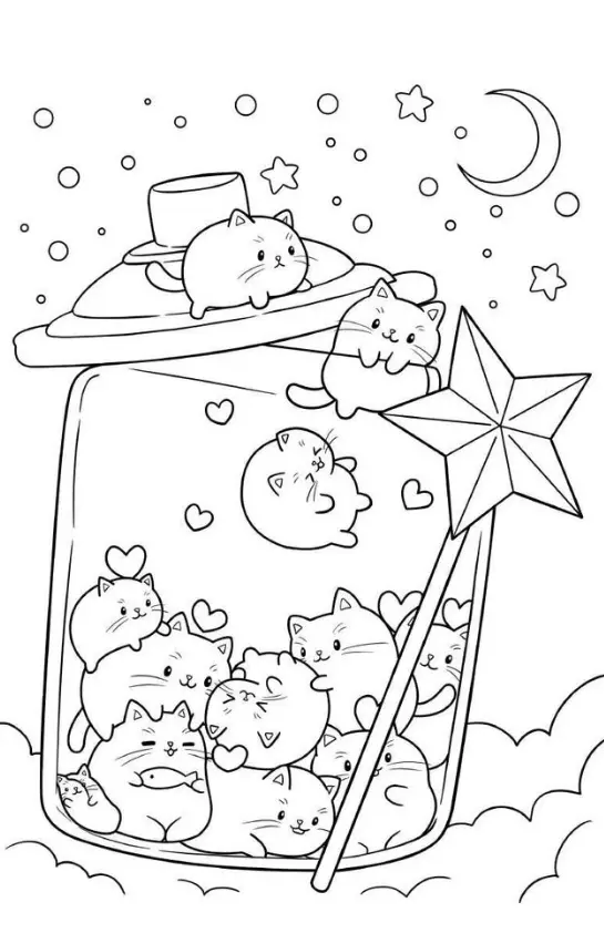 Kawaii Coloring Pages – 046