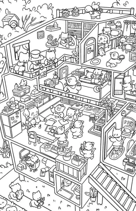 Kawaii Coloring Pages – 047