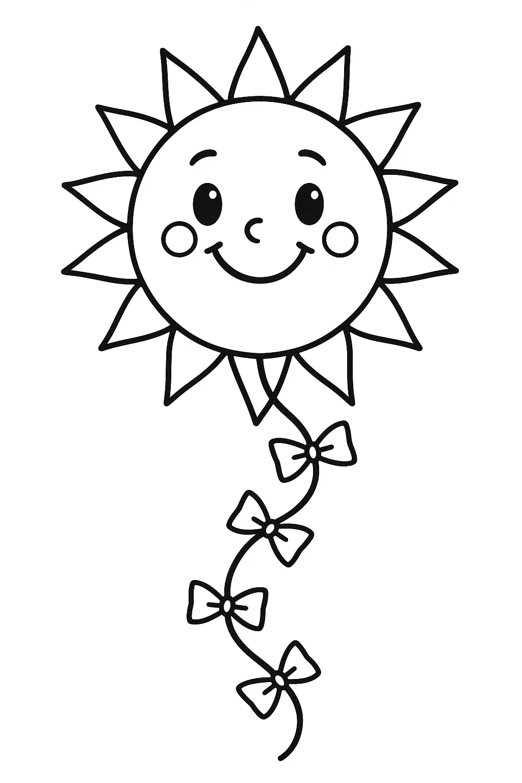 Kite Coloring Pages – 009