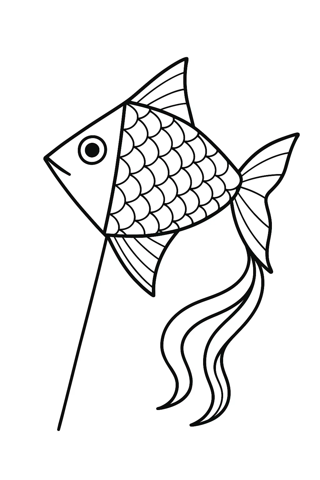 Kite Coloring Pages – 010