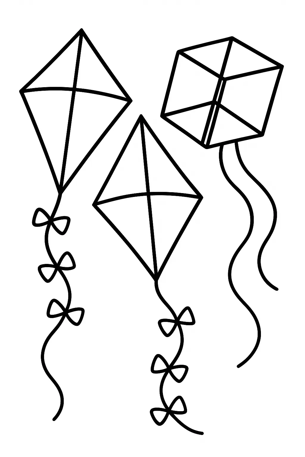 Kite Coloring Pages – 016