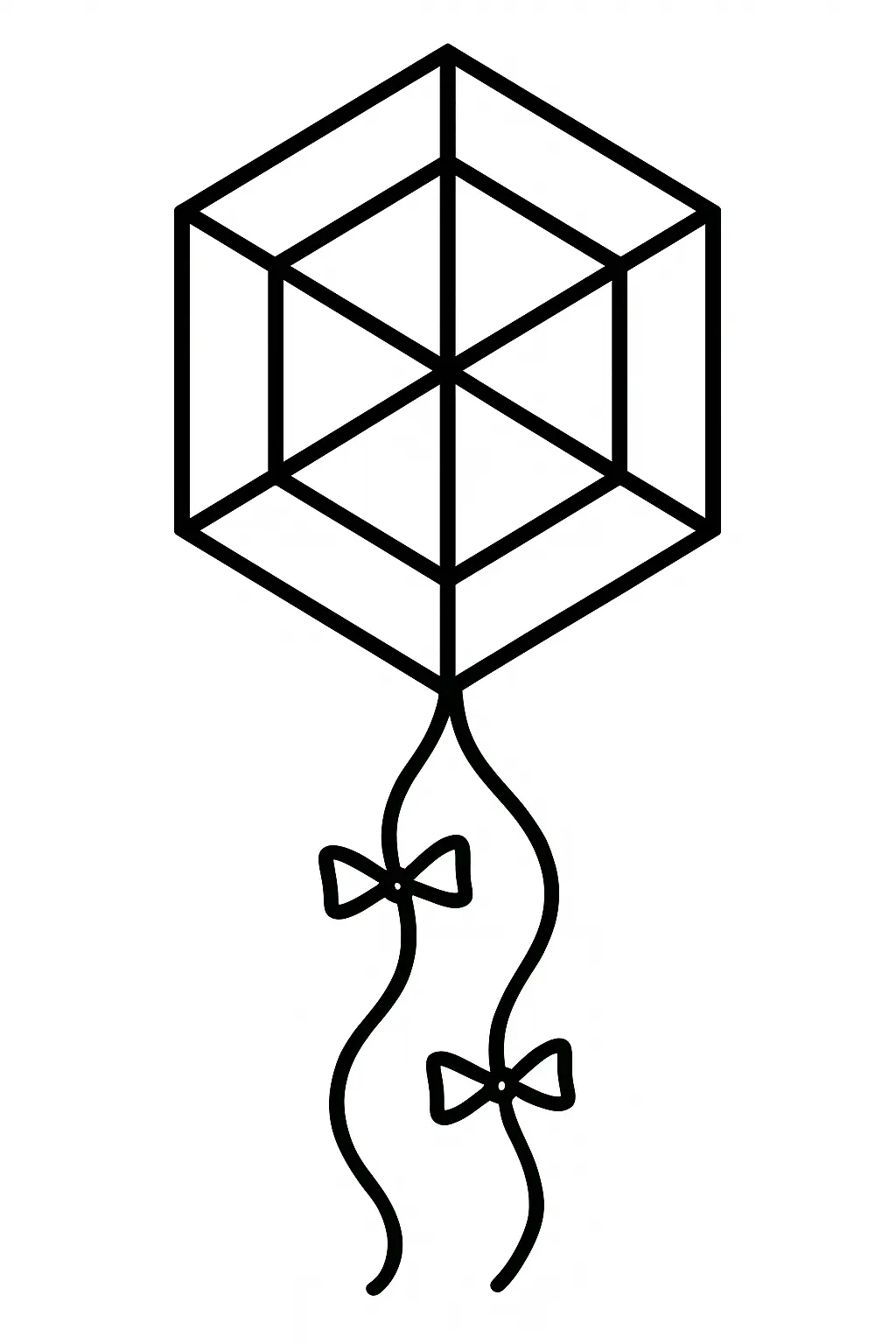 Kite Coloring Pages – 019