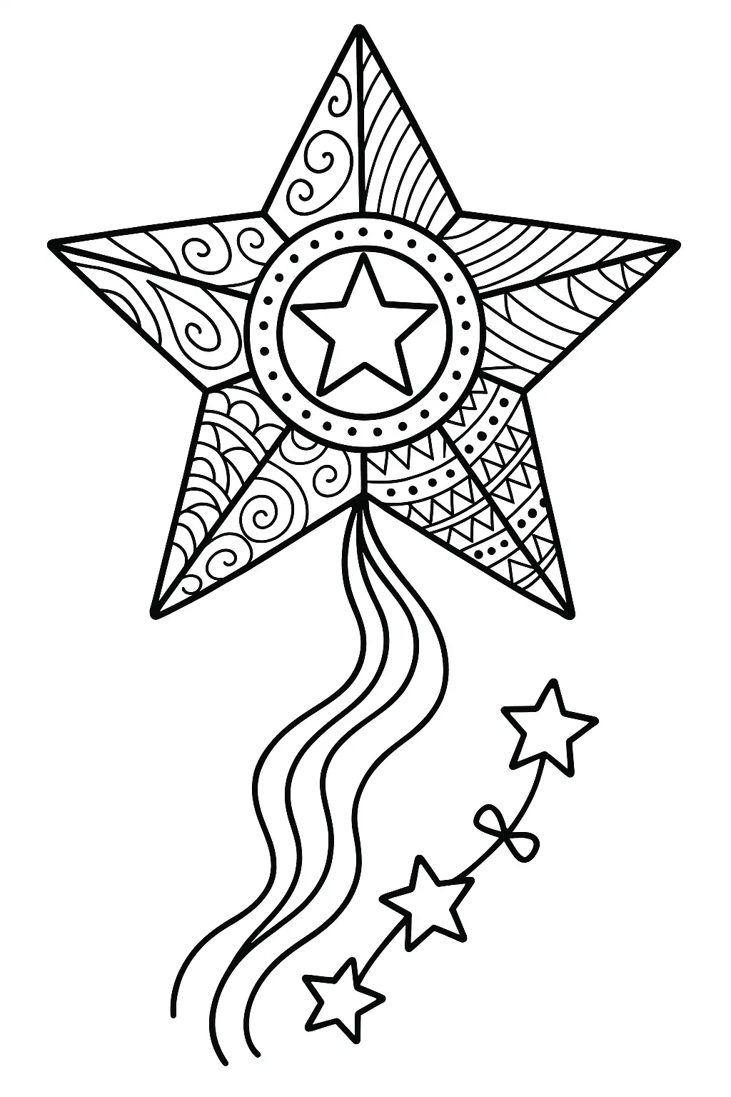 Kite Coloring Pages – 020