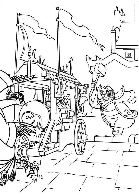 Kung Fu Panda Coloring Pages – 003