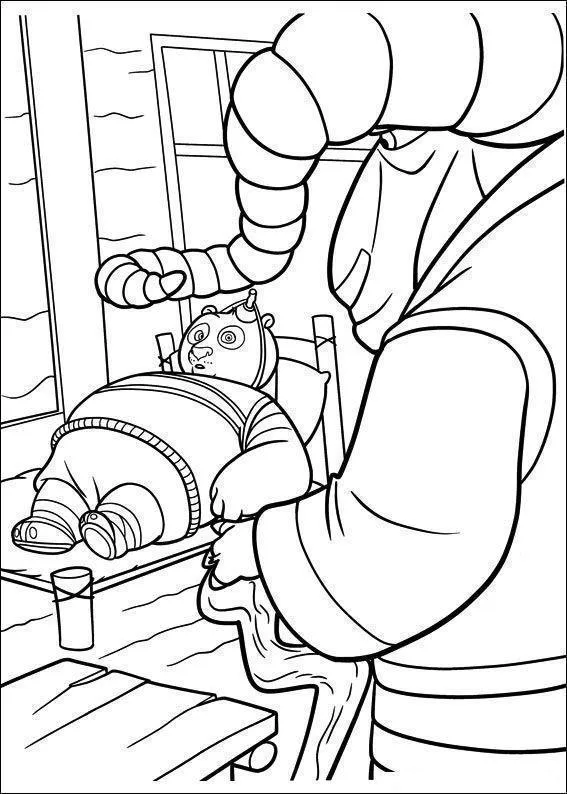 Kung Fu Panda Coloring Pages – 008