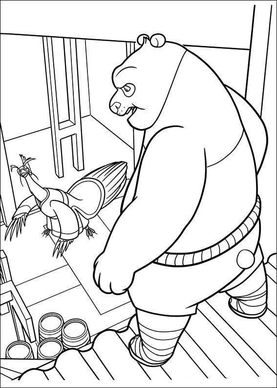 Kung Fu Panda Coloring Pages – 010