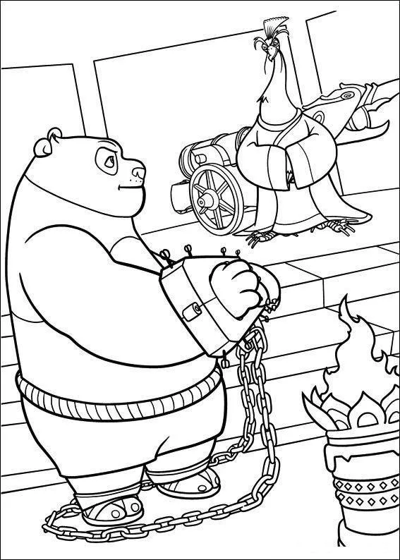 Kung Fu Panda Coloring Pages – 011
