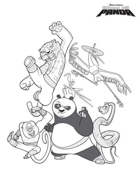 Kung Fu Panda Coloring Pages – 017