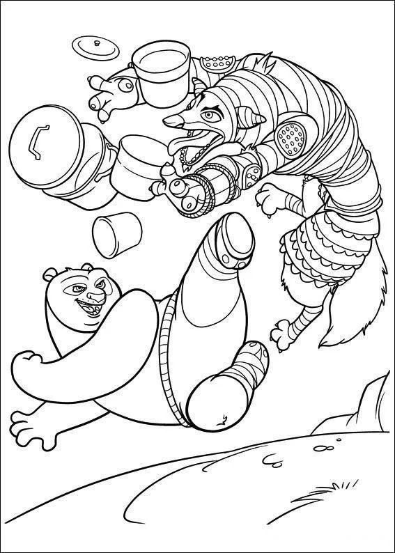 Kung Fu Panda Coloring Pages – 019