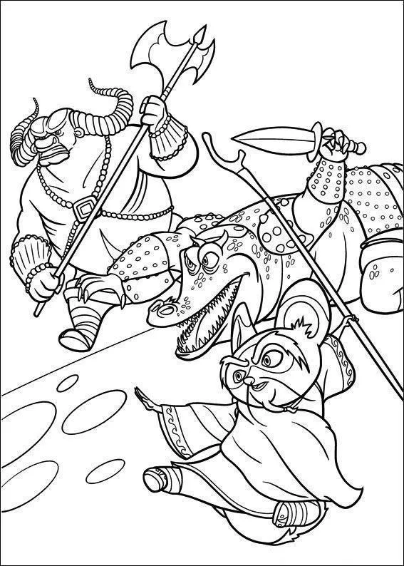 Kung Fu Panda Coloring Pages – 020