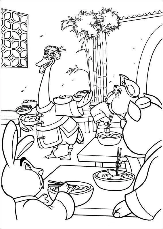 Kung Fu Panda Coloring Pages – 021