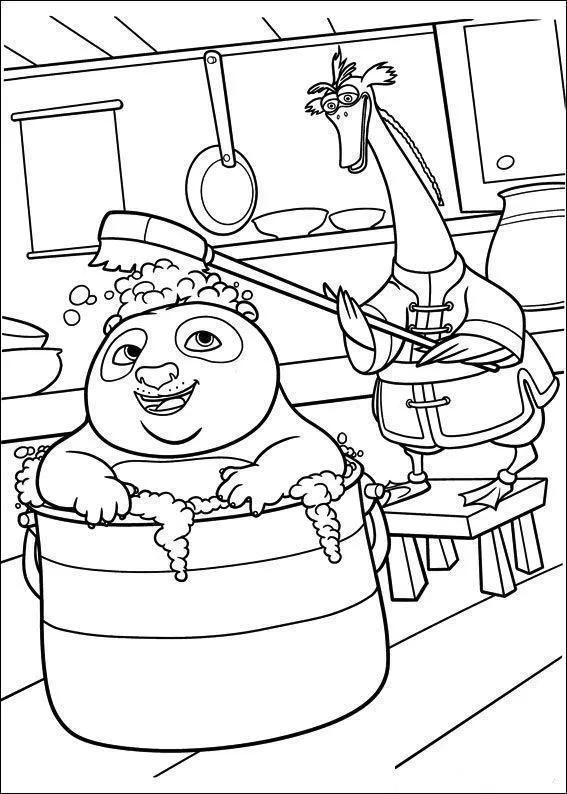 Kung Fu Panda Coloring Pages – 023