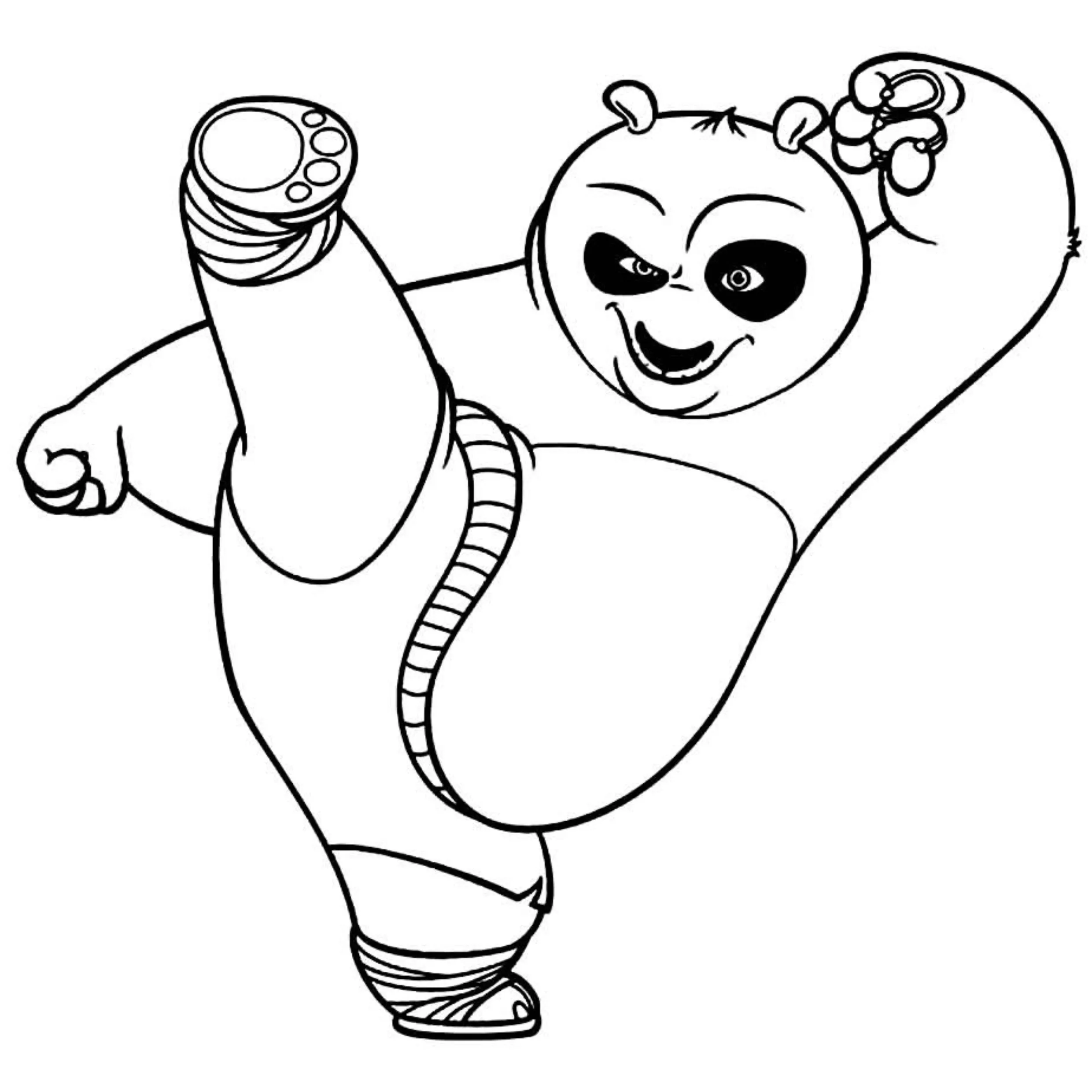 Kung Fu Panda Coloring Pages – 027