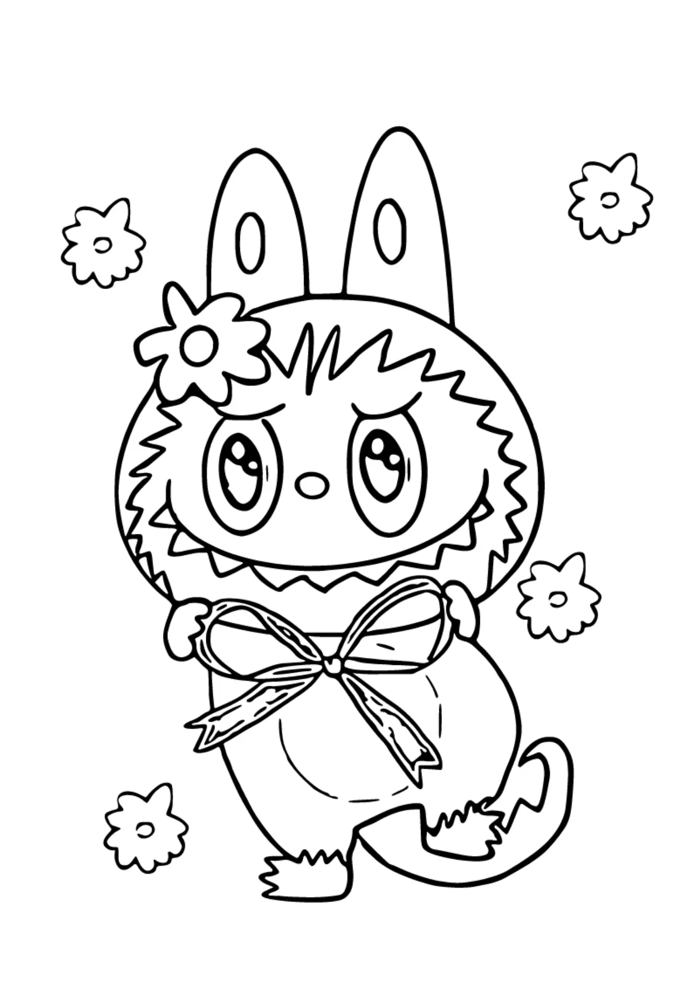 Labubu Coloring Pages – 019