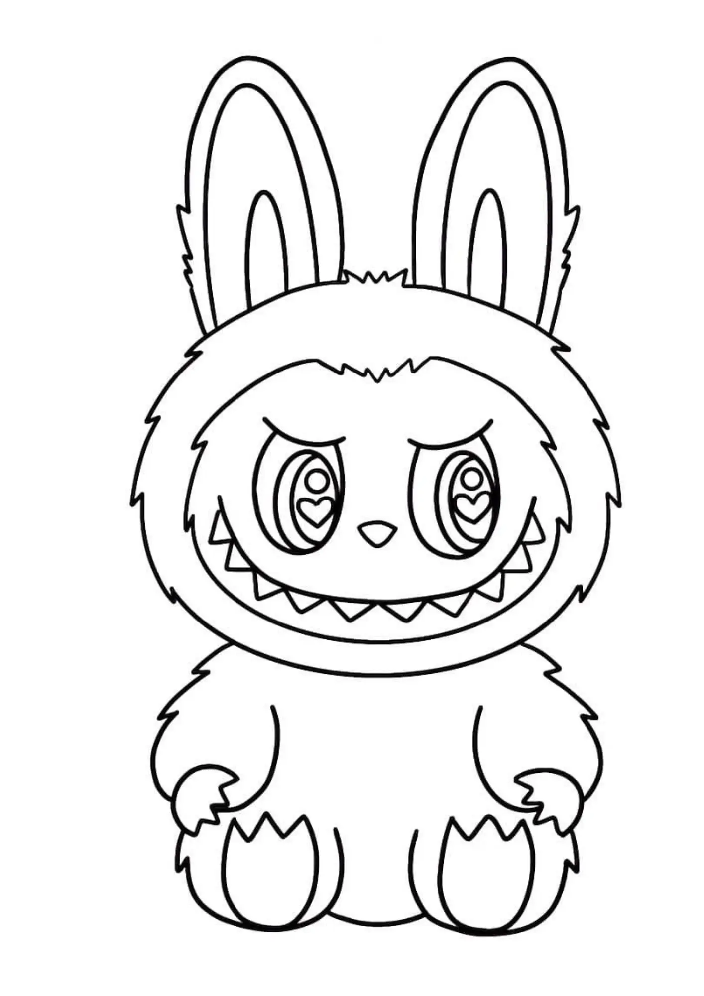 Labubu Coloring Pages – 025