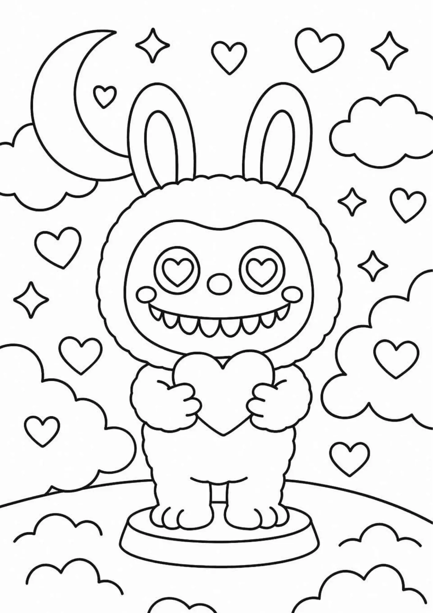 Labubu Coloring Pages – 028