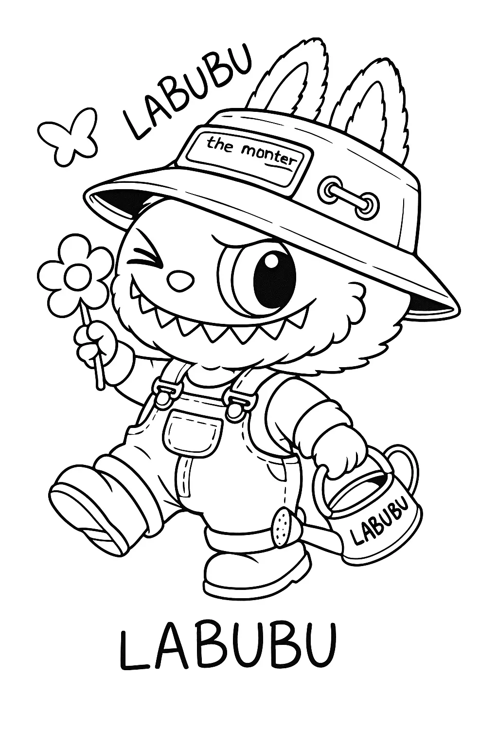 Labubu Coloring Pages – 034