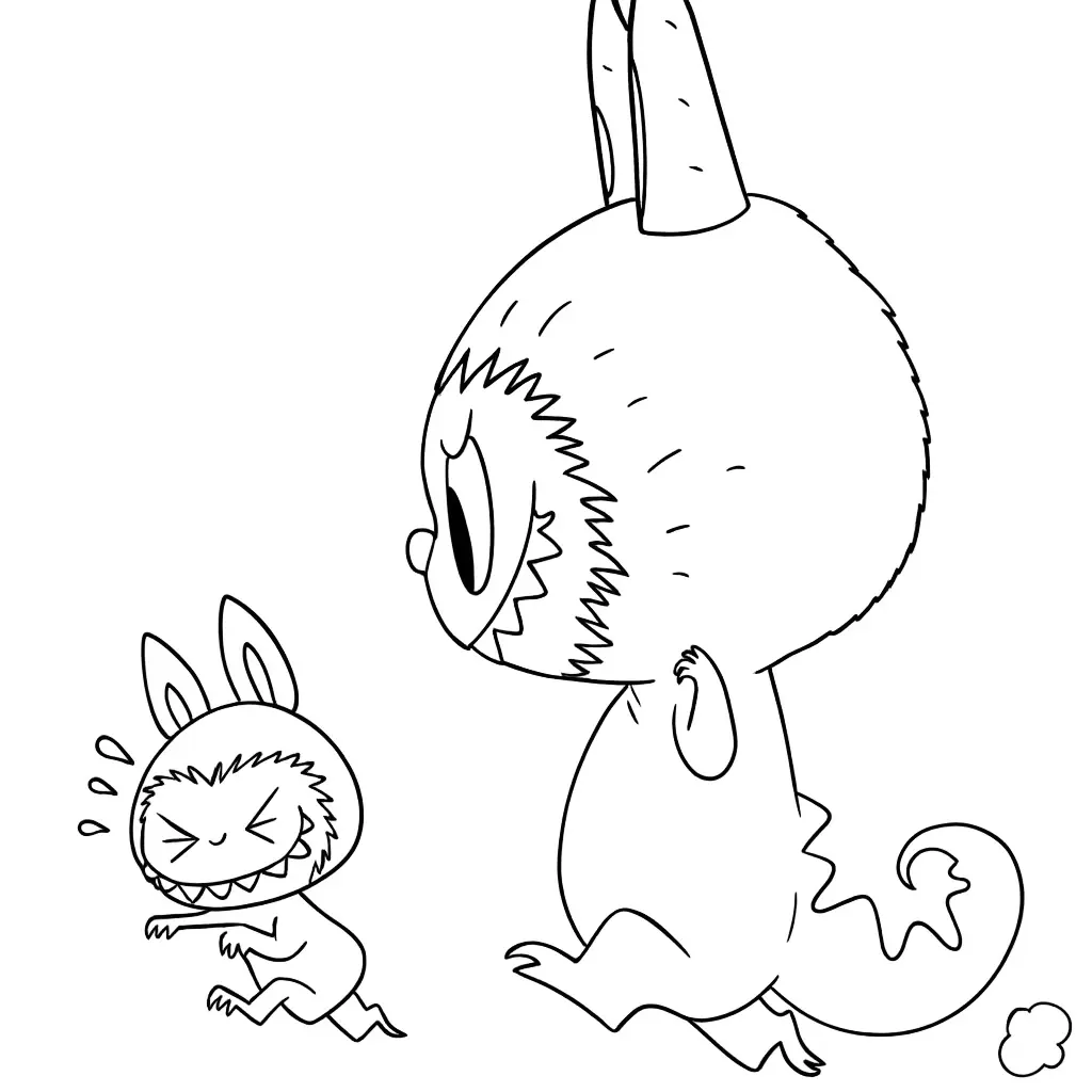 Labubu Coloring Pages – 039