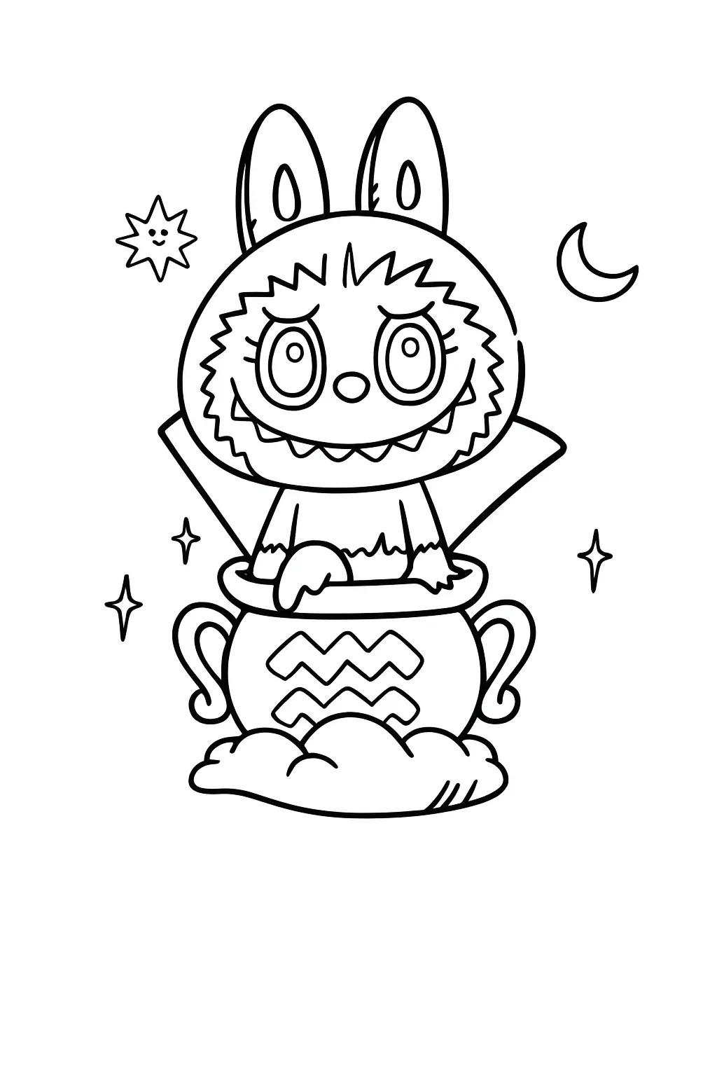 Labubu Coloring Pages – 042