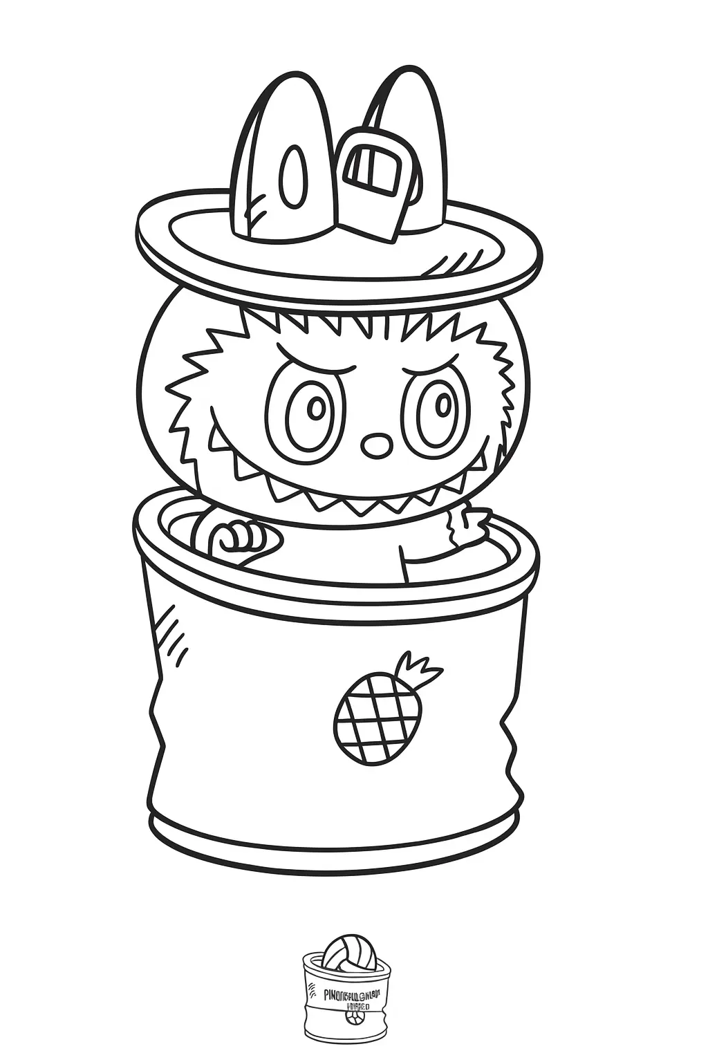 Labubu Coloring Pages – 044