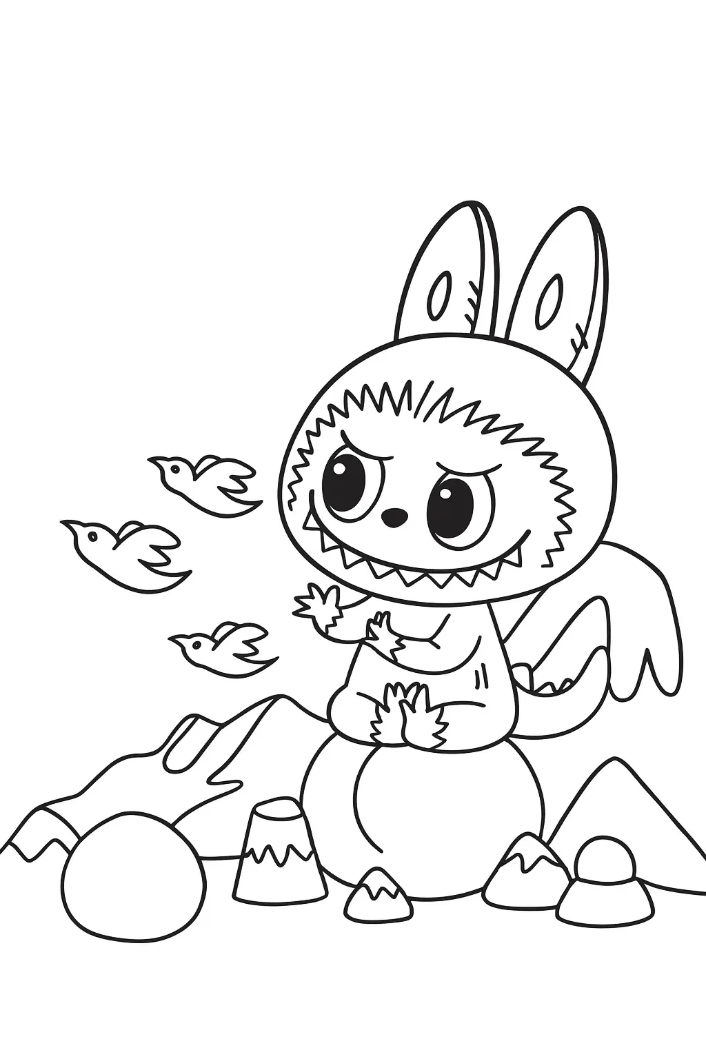 Labubu Coloring Pages – 045