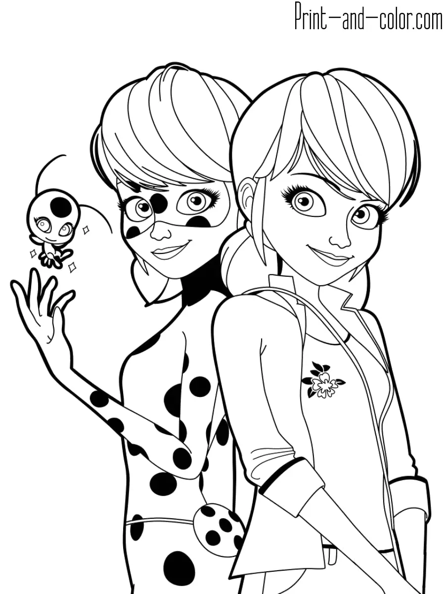 Ladybug Coloring Pages – 008