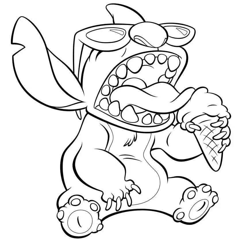 Lilo And Stitch Coloring Pages – 023
