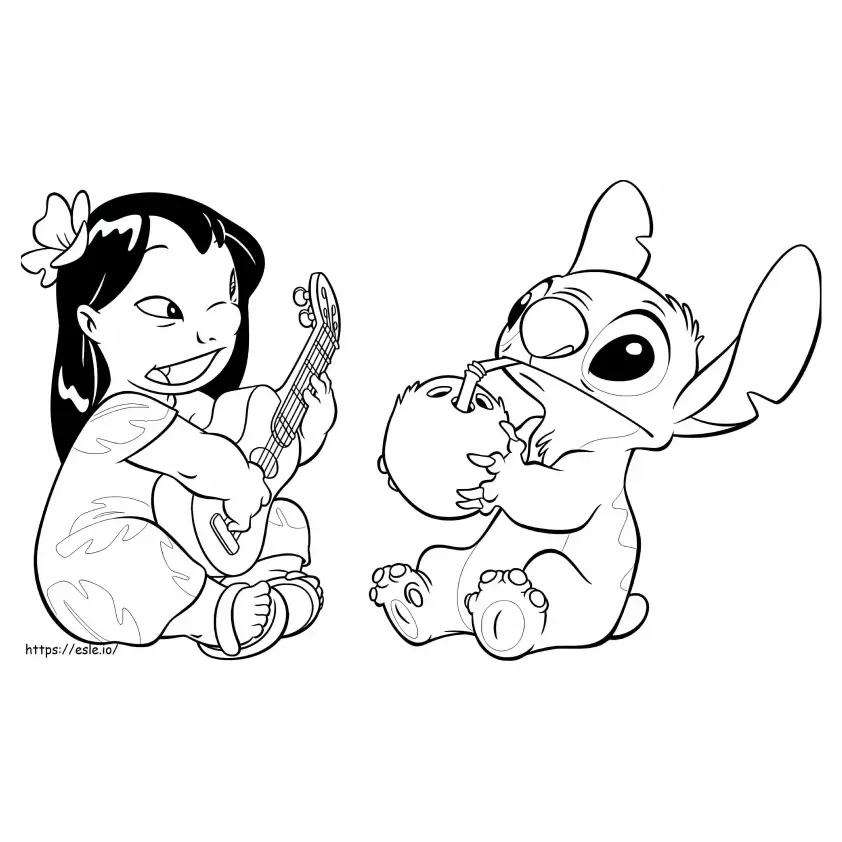 Lilo And Stitch Coloring Pages – 025