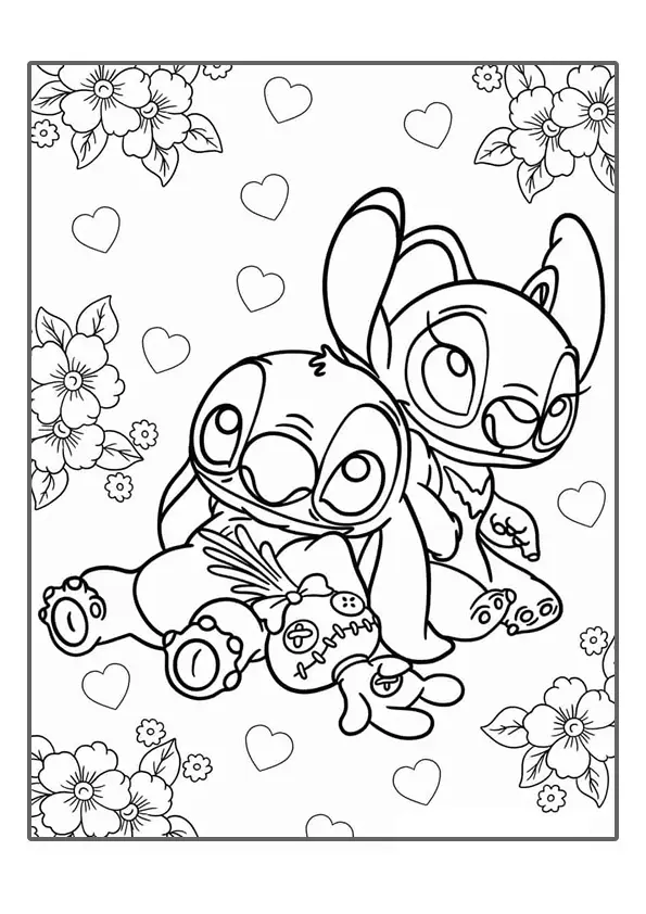 Lilo And Stitch Coloring Pages – 041