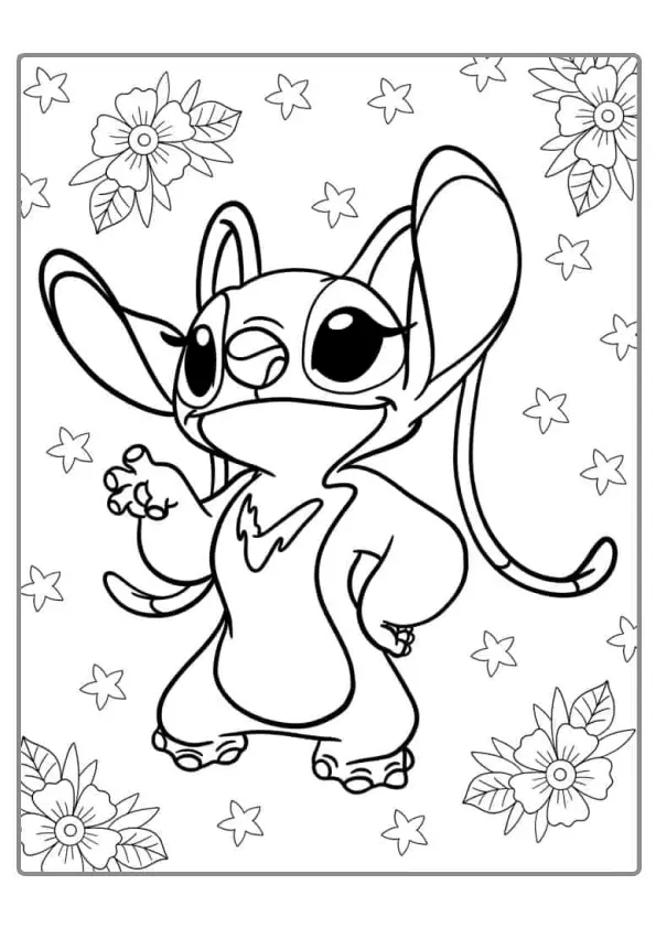 Lilo And Stitch Coloring Pages – 042