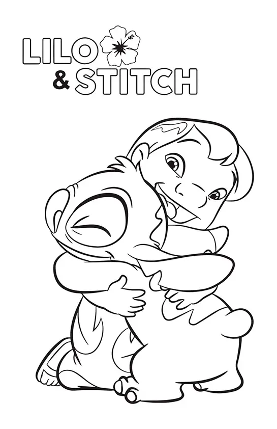 Lilo And Stitch Coloring Pages – 043